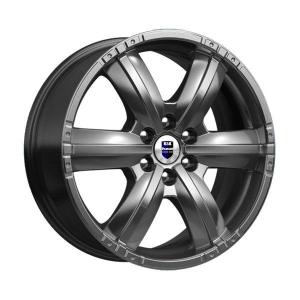 КиК  Окинава-оригинал (КС635)  7,5\R17 6*139,7 ET25  d106,1  Дарк платинум    <Ш>