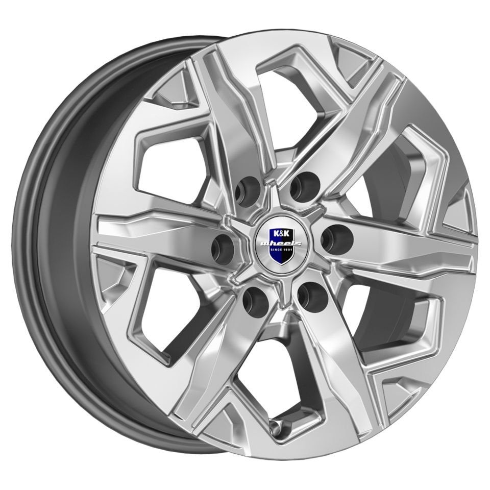 КиК  Тейт (КС1050)  7,5\R17 6*139,7 ET42  d75,1  Дарк платинум    <Ш>