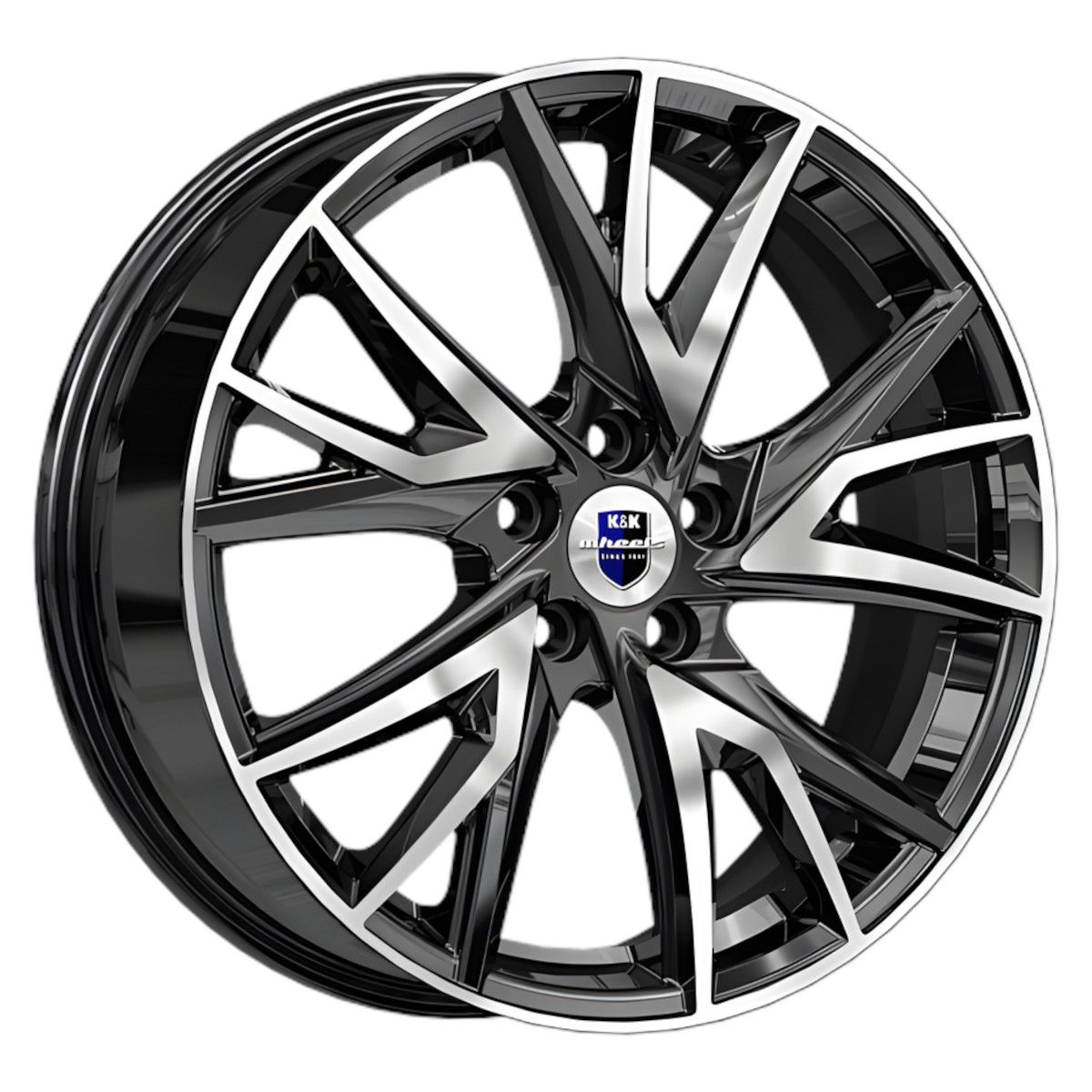 КиК  Кайлас (КС1054)  6,5\R18 5*108 ET33  d60,1  Алмаз черный    <С>