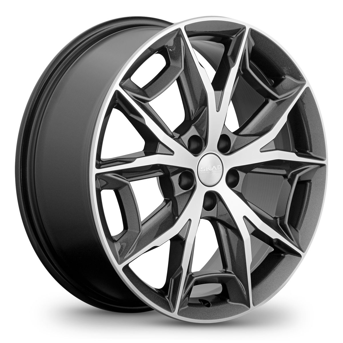 СКАД  Паркер  7,5\R19 5*108 ET46  d65,1  Алмаз Графит