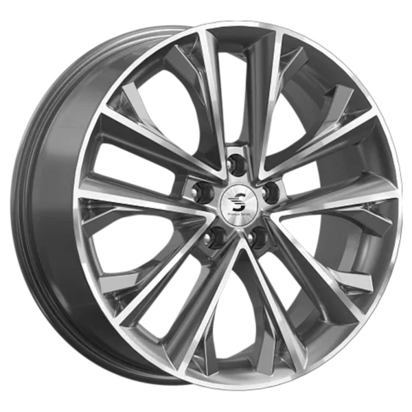 СКАД Premium  КР012 (18Outlander)  7,0\R18 5*114,3 ET38  d67,1  Diamond gloss graphite    <Ш>