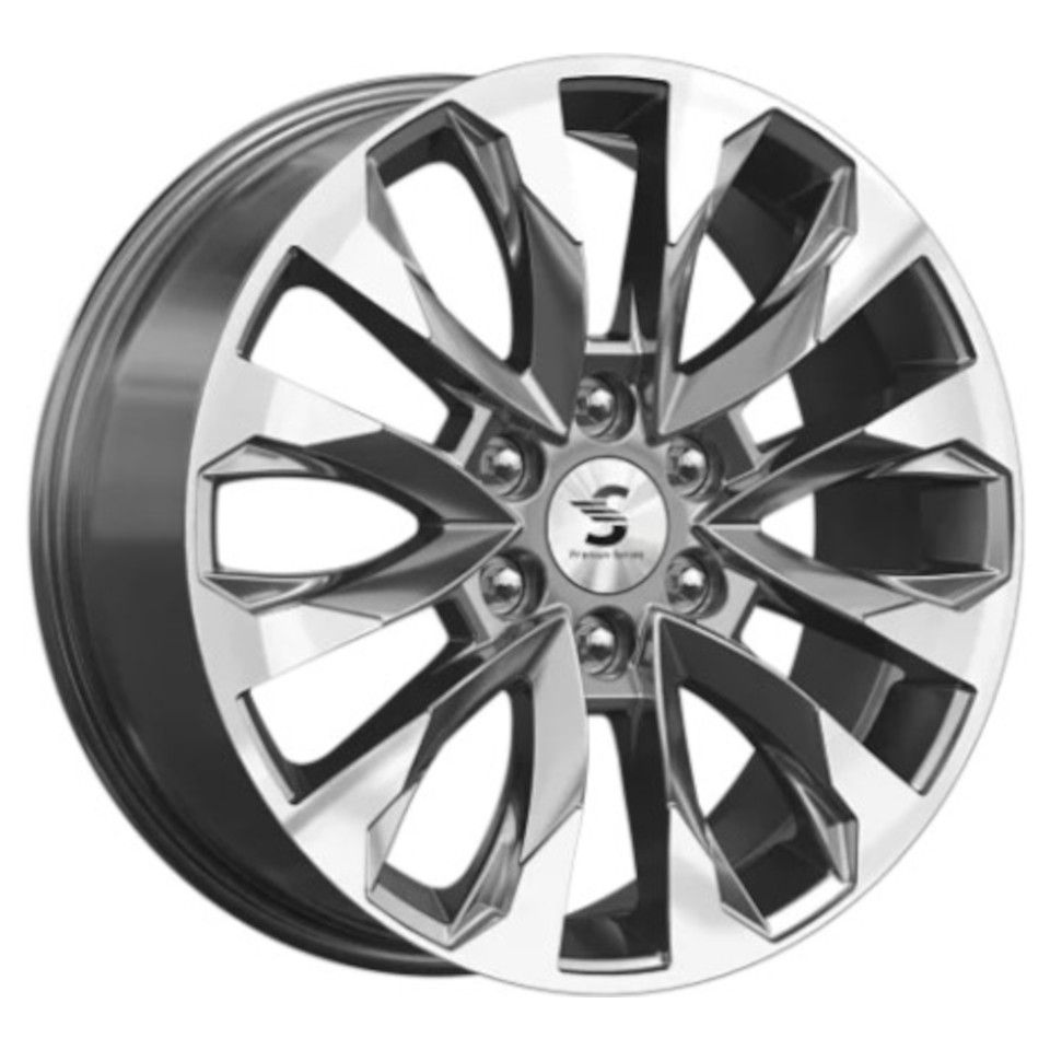 СКАД Premium  КР007 (20Haval H9)  8,0\R20 6*139,7 ET42  d75,1  Diamond gloss graphite    <Ш>
