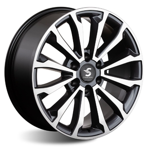 КиК  Premium КР006 (20TANK 500)  8,5\R20 6*139,7 ET33  d100,1  Diamond Black Gris