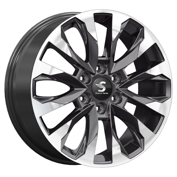 СКАД Premium  КР007 (20Haval H9)  8,0\R20 6*139,7 ET42  d75,1  Diamond Black Gris    <Ш>