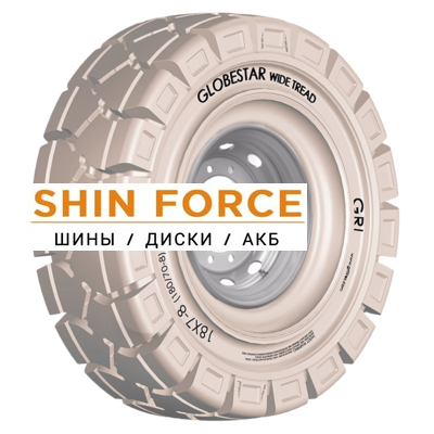 16x6-8(150/75-8) Globestar WT Цельнолитая немаркая с бортом ШРИ-ЛАНКА
