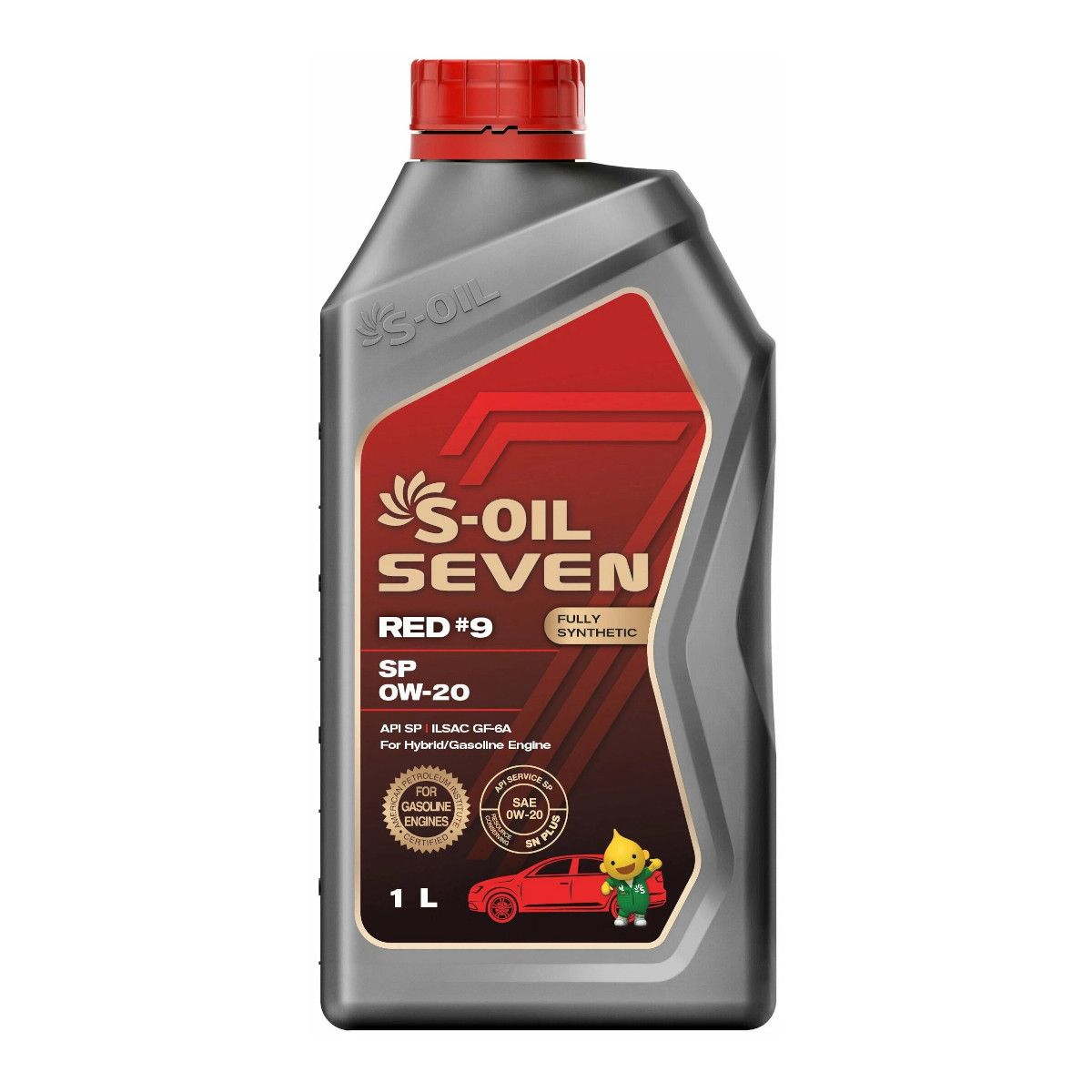 S-OIL  SEVEN RED #9  0W20  SP/GF-6A  синт.  1л (E108279)