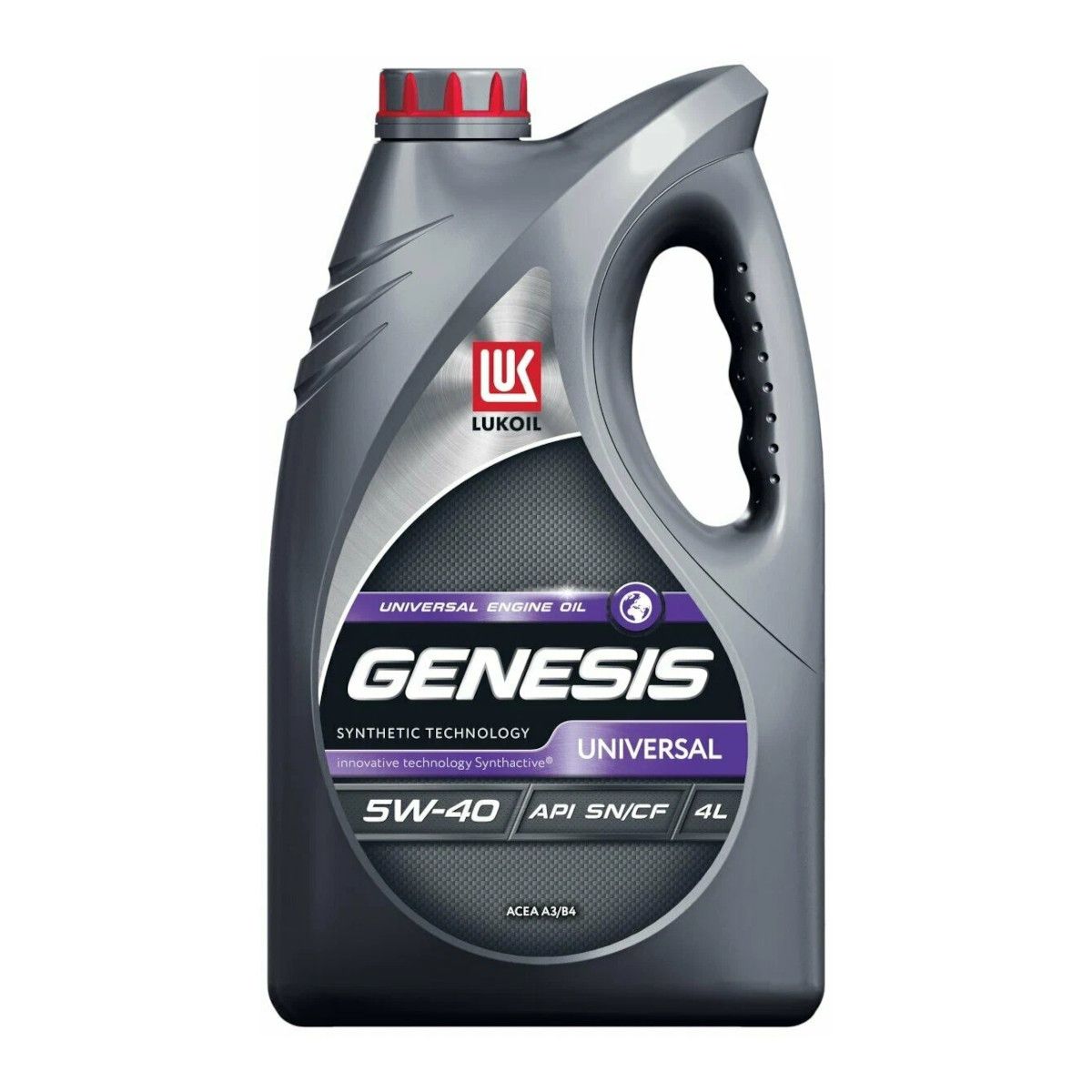 ЛУКОЙЛ  GENESIS UNIVERSAL  5W40  SN/CF  A3/B4  п/синт.  4л (3148631)
