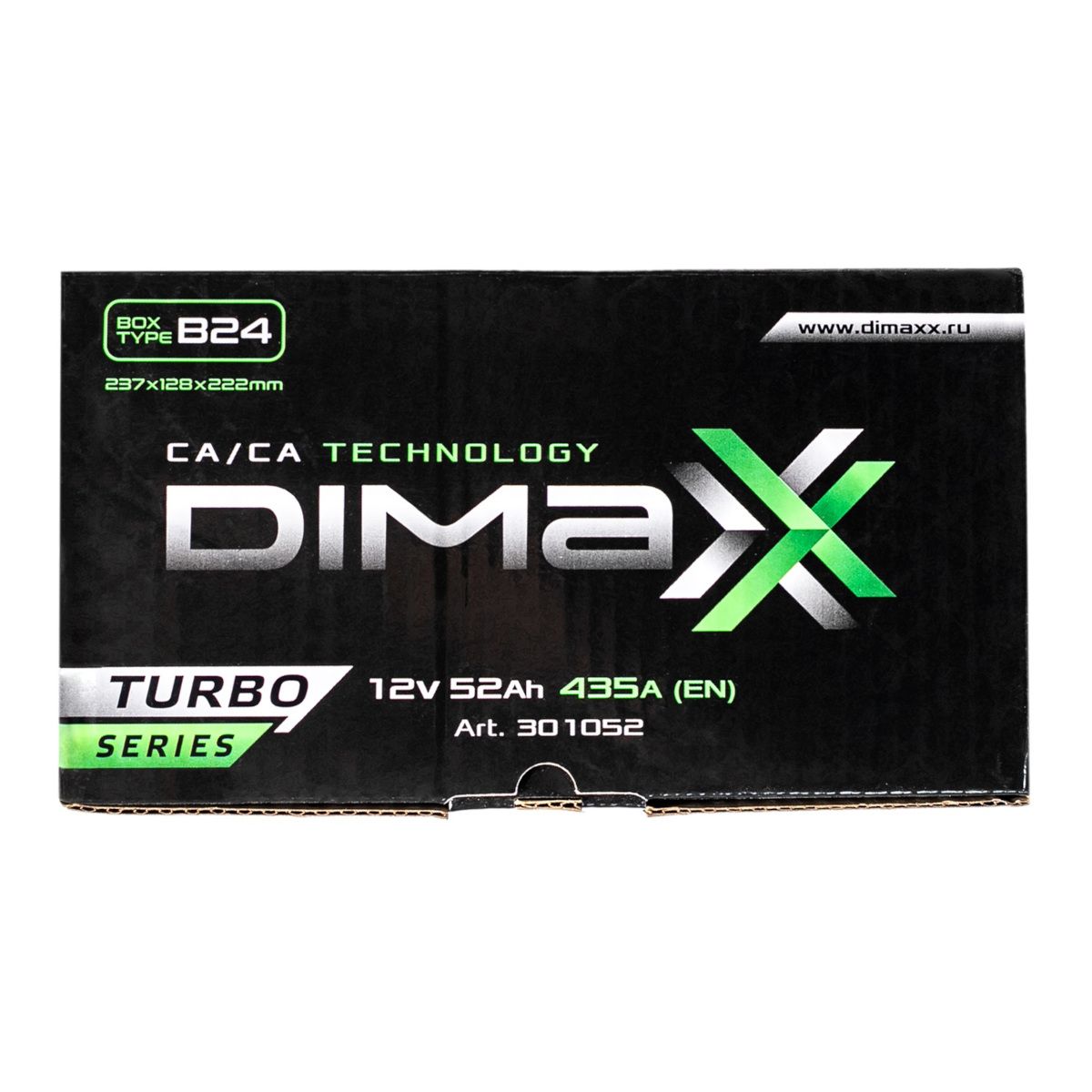 DIMAXX  turbo Asia  52Ah  435 En (обр)    238х129х225