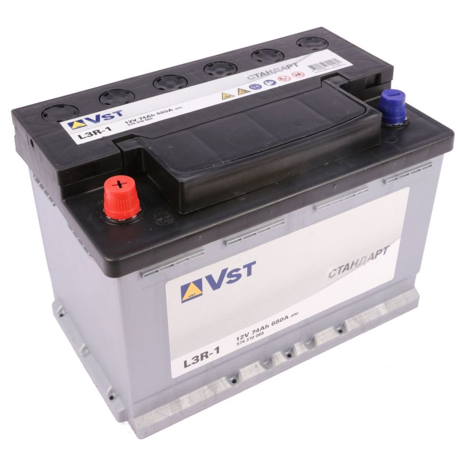 VST  L3R-1  74Ah  680 En (пр)  574 310 068 276х175х190