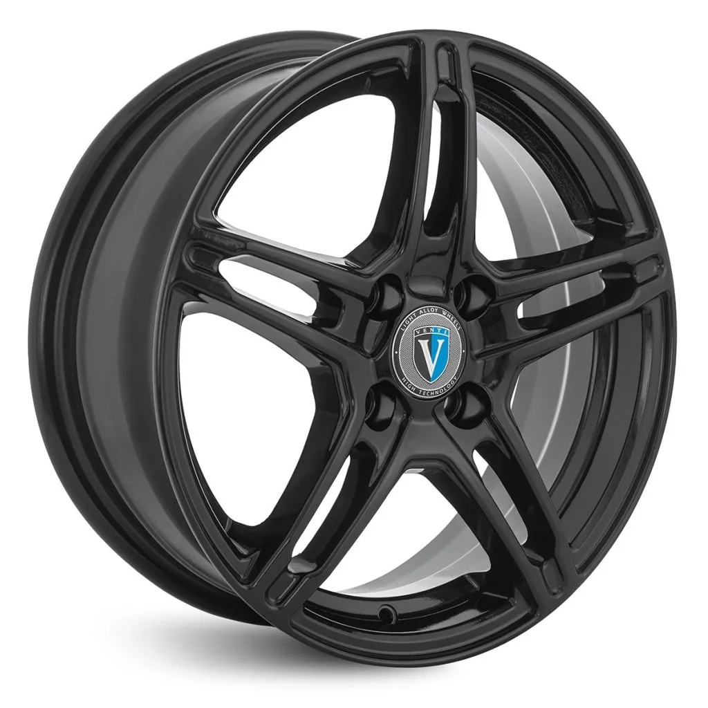 VENTI  1518 V  6,0R15 4*100 ET40  d60,1  BL  [V1518-615-601-4x100-40BL]  Fb max 500 kg