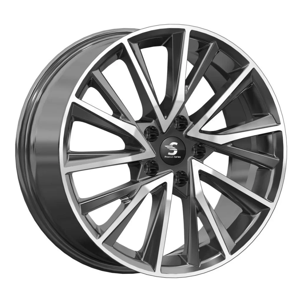 СКАД Premium  КР010 (18Tiggo 8 Pro)  7,5R18 5*108 ET47  d60,1  Diamond gloss graphite  [80049]    Fb max 700 kg