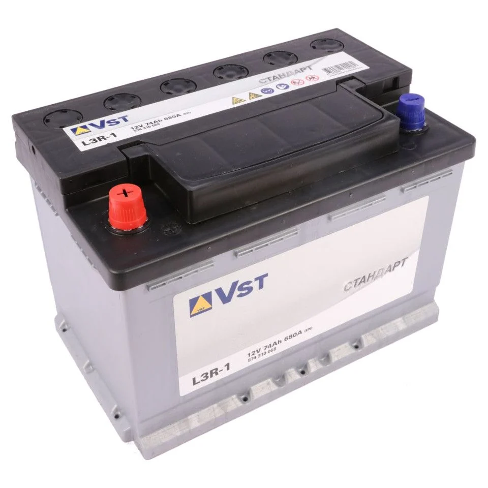 VST  L3R-1  74Ah  680 En (пр)  574 310 068 276х175х190
