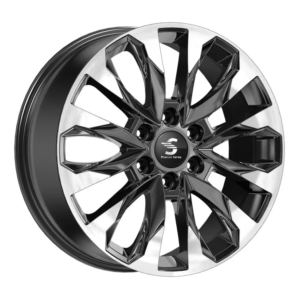 СКАД Premium  КР007 (20Haval H9)  8,0R20 6*139,7 ET42  d75,1  Diamond Black Gris  [82169]    Fb max 965 kg