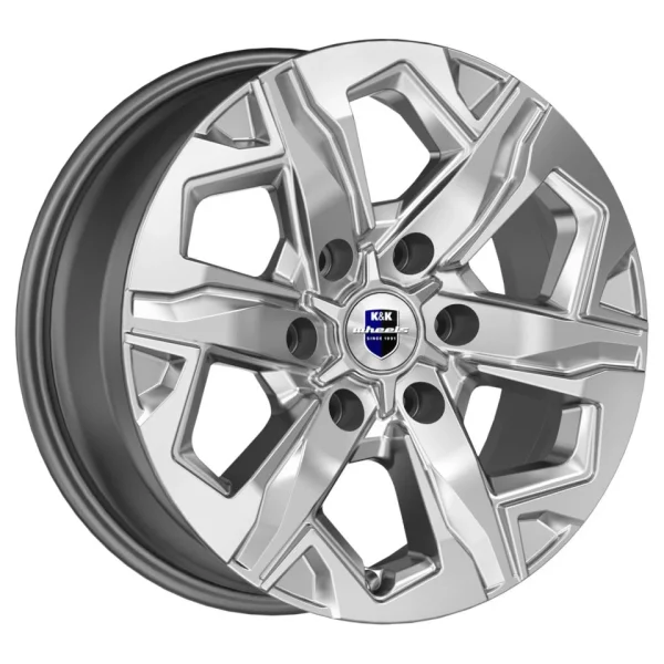 КиК  Тейт (КС1050)  7,5R17 6*139,7 ET36  d100,1  Дарк платинум  [82190]  Fb max 925 kg