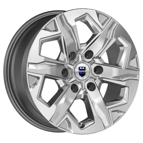 КиК Тейт (КС1050) 7,5R17 6*139,7 ET42 d75,1 Дарк платинум