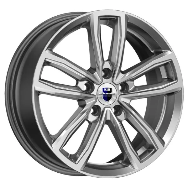 КиК Каланг (КС1086) 6,5R17 5*108 ET33 d60,1 Дарк платинум