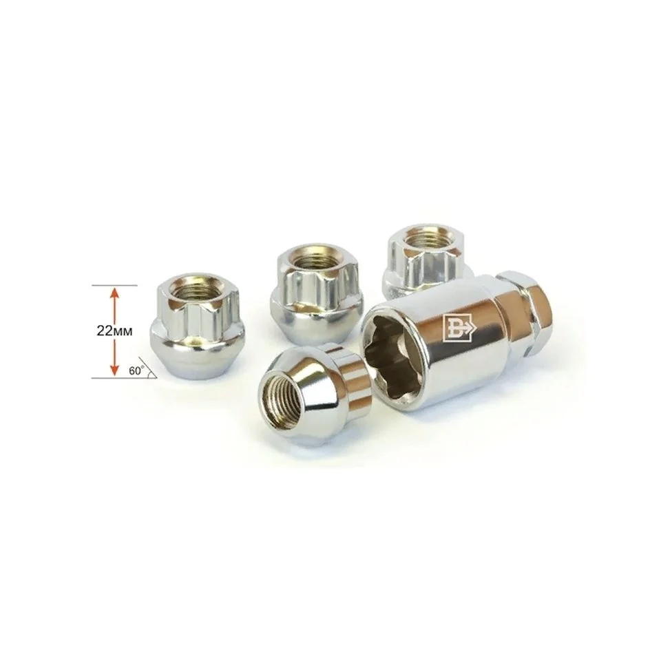 HWL  HT 504 гайка  17 14х1,5 L22 конус [HT 504]