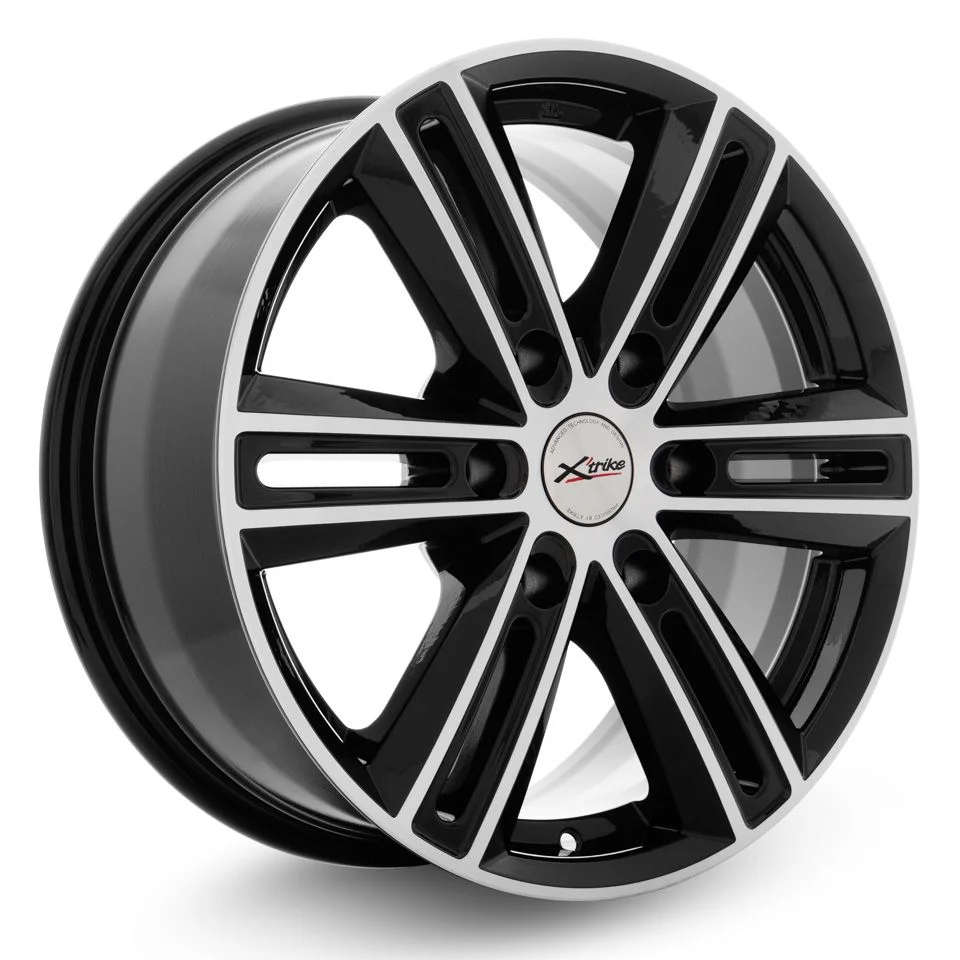 X’trike  X-124  7,5R17 6*139,7 ET38  d67,1  BK/FP  [67583]  Mitsubishi Pajero Sport  Fb max 900 kg