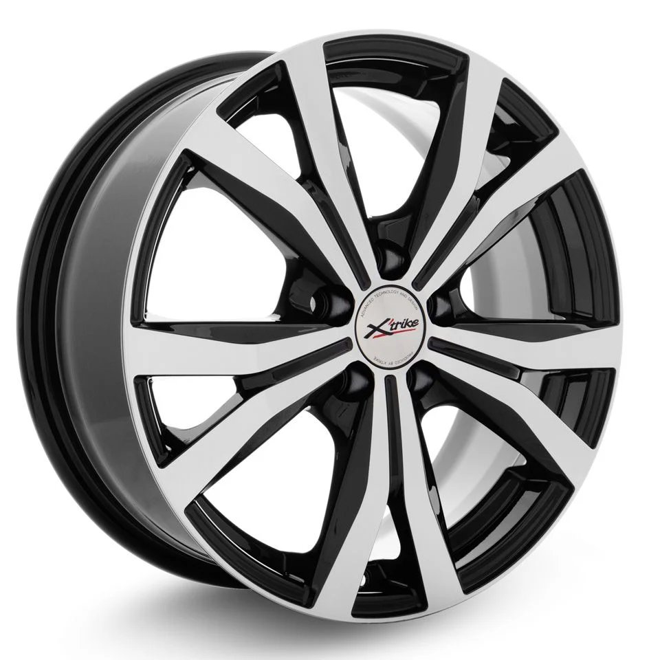 X’trike  X-119  6,5R16 5*114,3 ET45  d60,1  BK/FP  [67757]  Fb max 650 kg