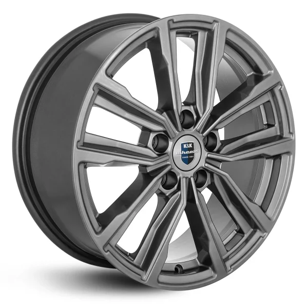 КиК  Лацио (КС964)  7,5R17 5*114,3 ET35  d67,1  Дарк платинум  [77382]  Fb max 655 kg