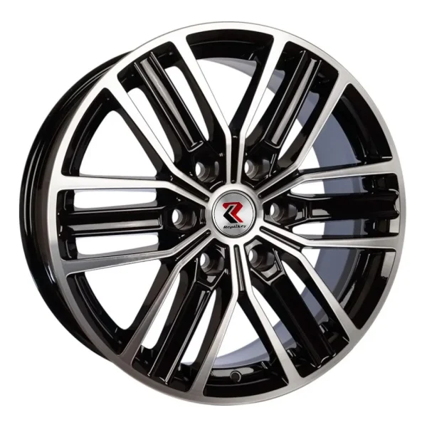 RЕPLIKEY  Pajero Sport (B218)  7,5R18 6*139,7 ET38  d67,1  BK/FP  [21805AY]    Fb max 890 kg