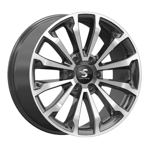 СКАД Premium  КР006 (20Haval H9)  8,5R20 6*139,7 ET33  d75,1  Diamond gloss graphite  [78878]    Fb max 1015 kg