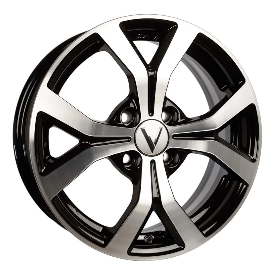 Вектор  K147  6,0R15 4*100 ET48  d54,1  Алмаз черный  [14703AK]