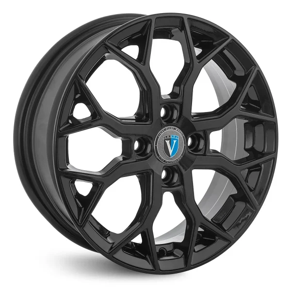 VENTI  1519 V  6,0R15 4*100 ET40  d60,1  BL  [V1519-615-601-4×100-40BL]  Fb max 500 kg