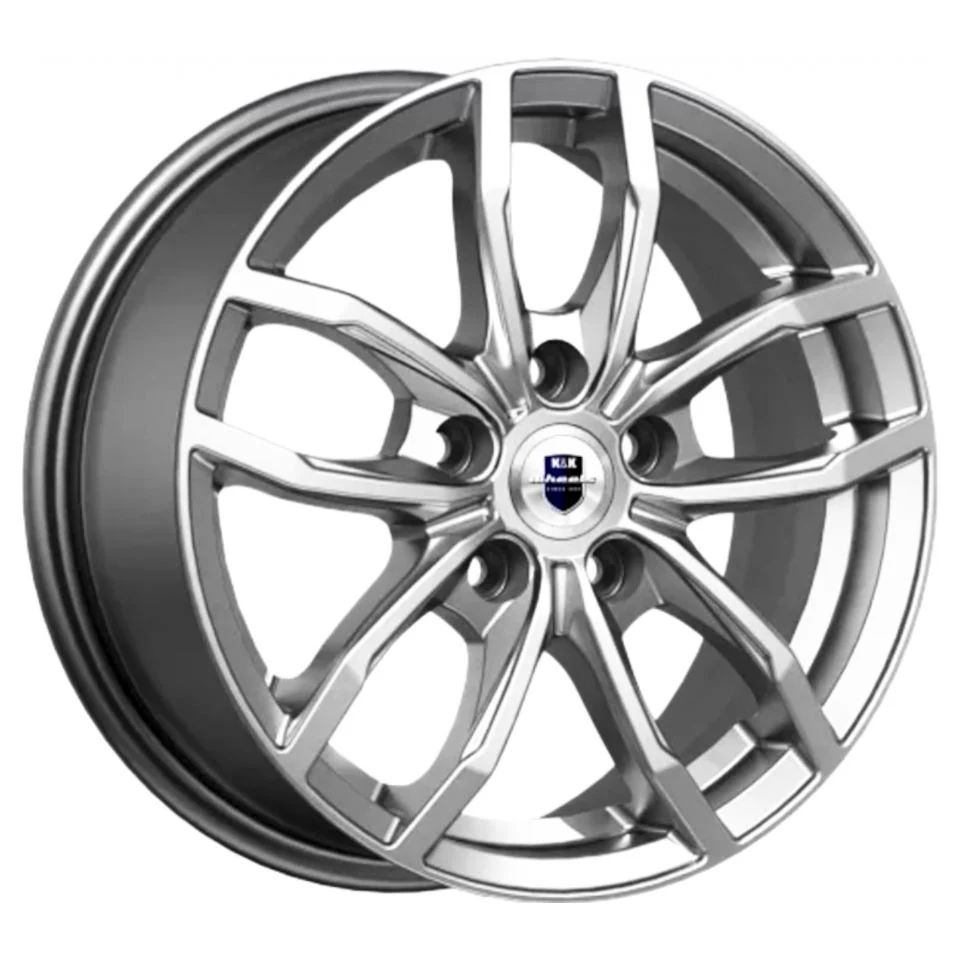 КиК  Фрост (КС1048)  6,5R15 5*112 ET43  d57,1  Дарк платинум  [80339]    Fb max 595 kg