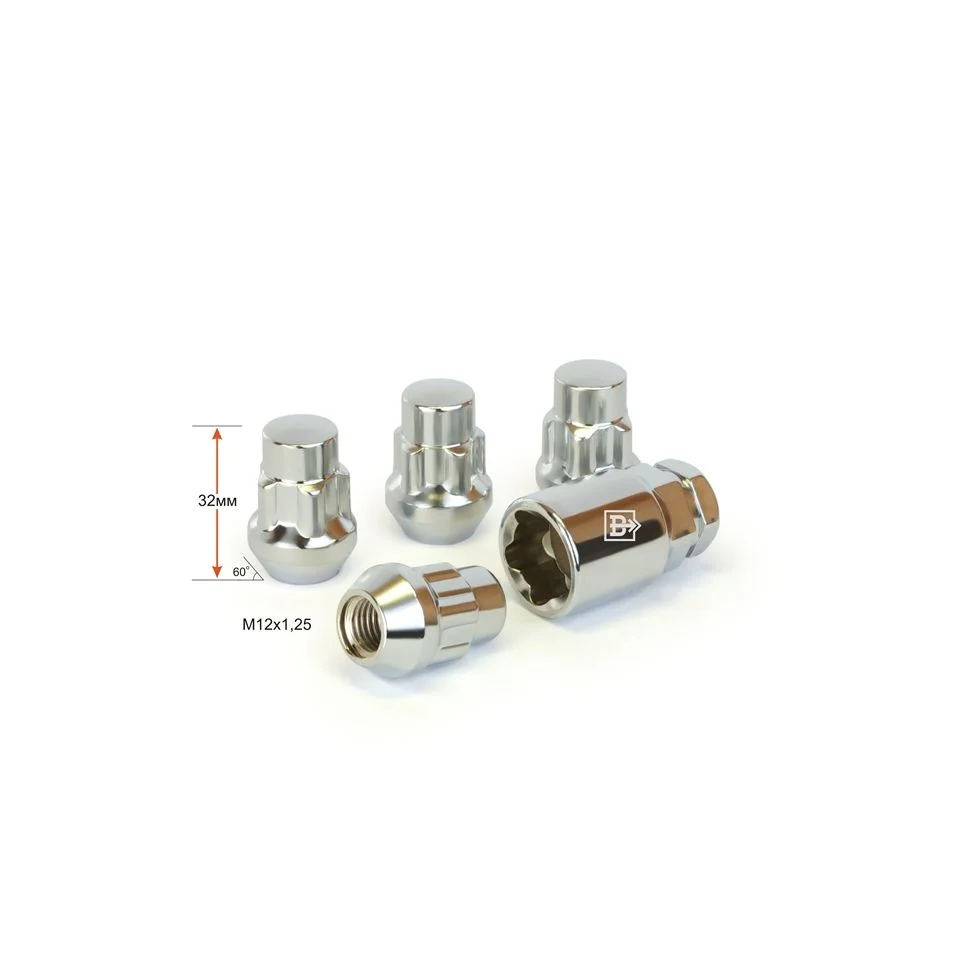 Вектор гайка 12х1,25 L32 конус, 1 ключ 19 [416444H1]