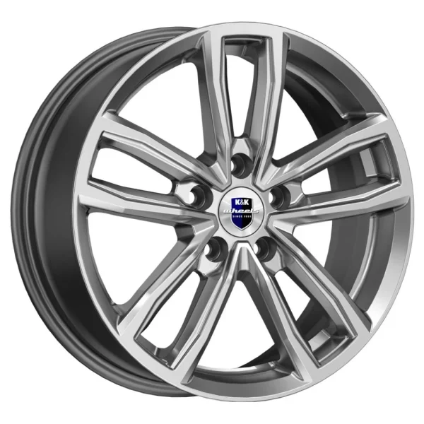 КиК  Каланг (КС1086)  6,5R17 5*139,7 ET40  d98,1  Дарк платинум  [81761]  Fb max 575 kg