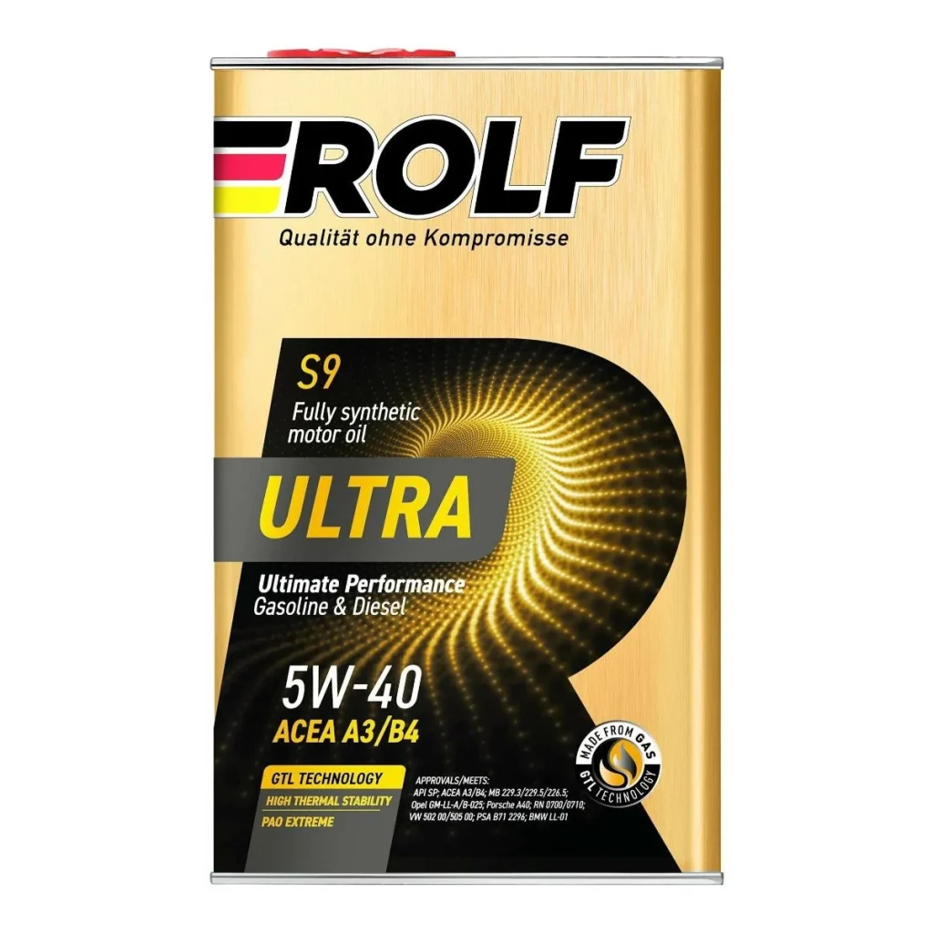 ROLF  Ultra  5W40  SP  A3/B4  синт.  4л (323106)