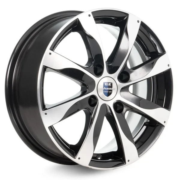 КиК  Джемини (КС617)  6,0R15 4*100 ET48  d60,1  Алмаз черный  [83332]  Fb max 555 kg