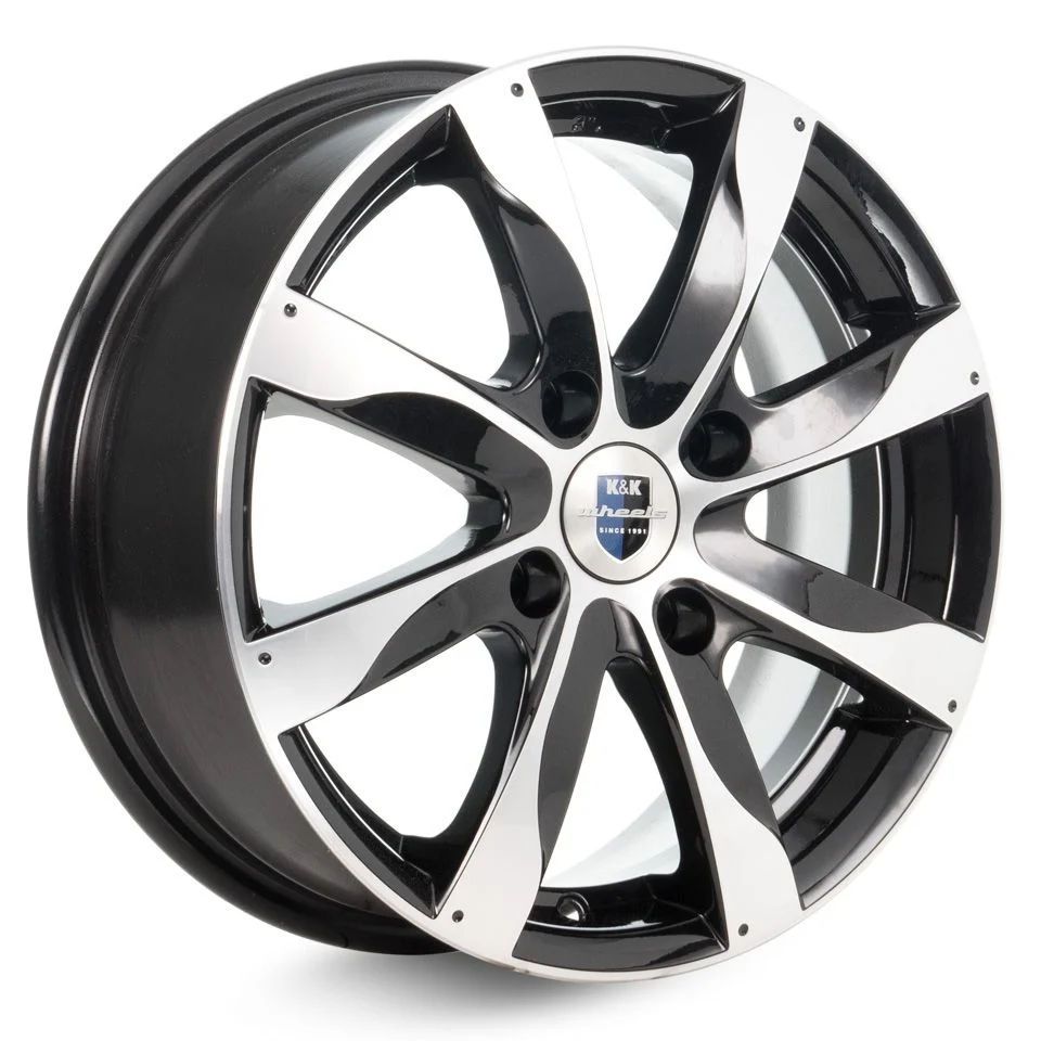КиК  Джемини (КС617)  6,0R15 4*100 ET48  d60,1  Алмаз черный  [83332]  Fb max 555 kg