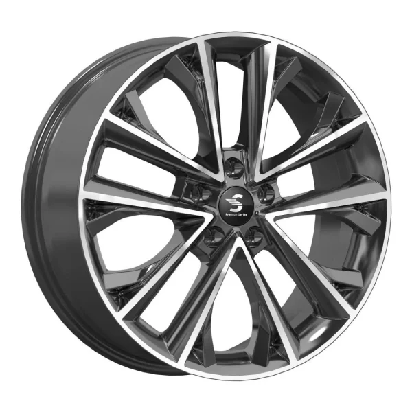 СКАД Premium  КР012 (18Jetour X70/X90 )  7,0R18 5*108 ET38  d60,1  Diamond gloss graphite  [4201517]    Fb max 650 kg