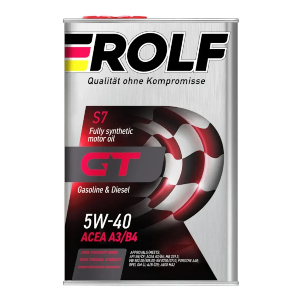 ROLF  GT (жесть)  5W40  SN/CF  A3/B4  синт.  4л (322229)