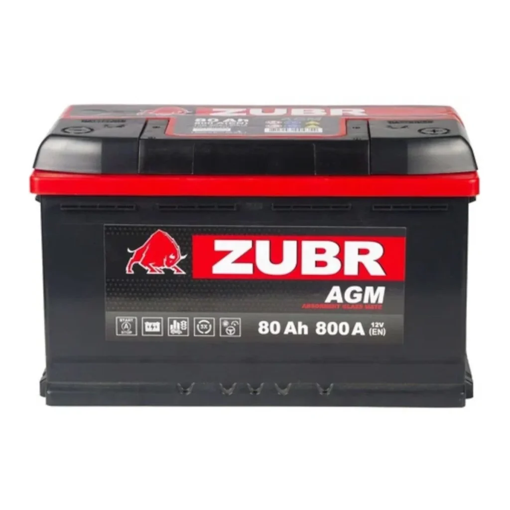 ZUBR  AGM  95Ah  850 En (обр)  AGM VRL5 92(ZUBR) 353х175х190