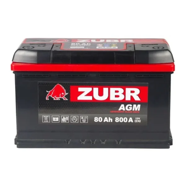 ZUBR  AGM  95Ah  850 En (обр)  AGM VRL5 92(ZUBR) 353х175х190