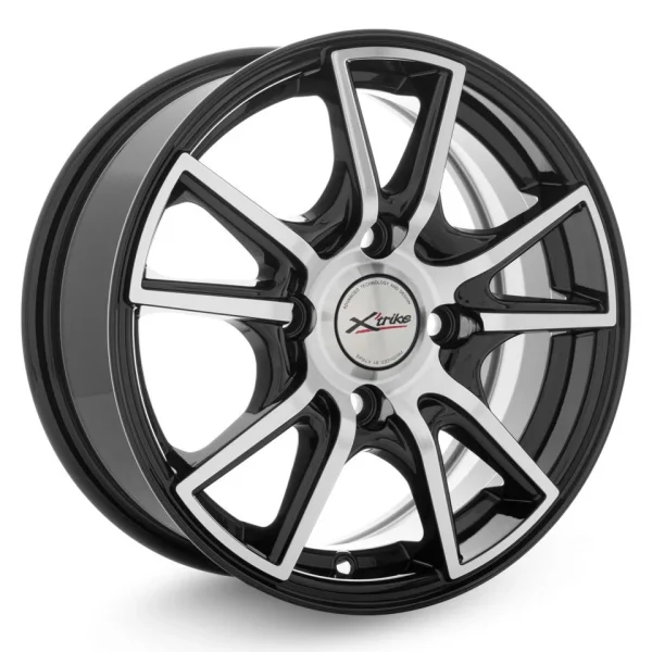 X’trike  X-104  6,0R14 4*100 ET38  d67,1  BK/FP  [30701AX]  Fb max 525 kg