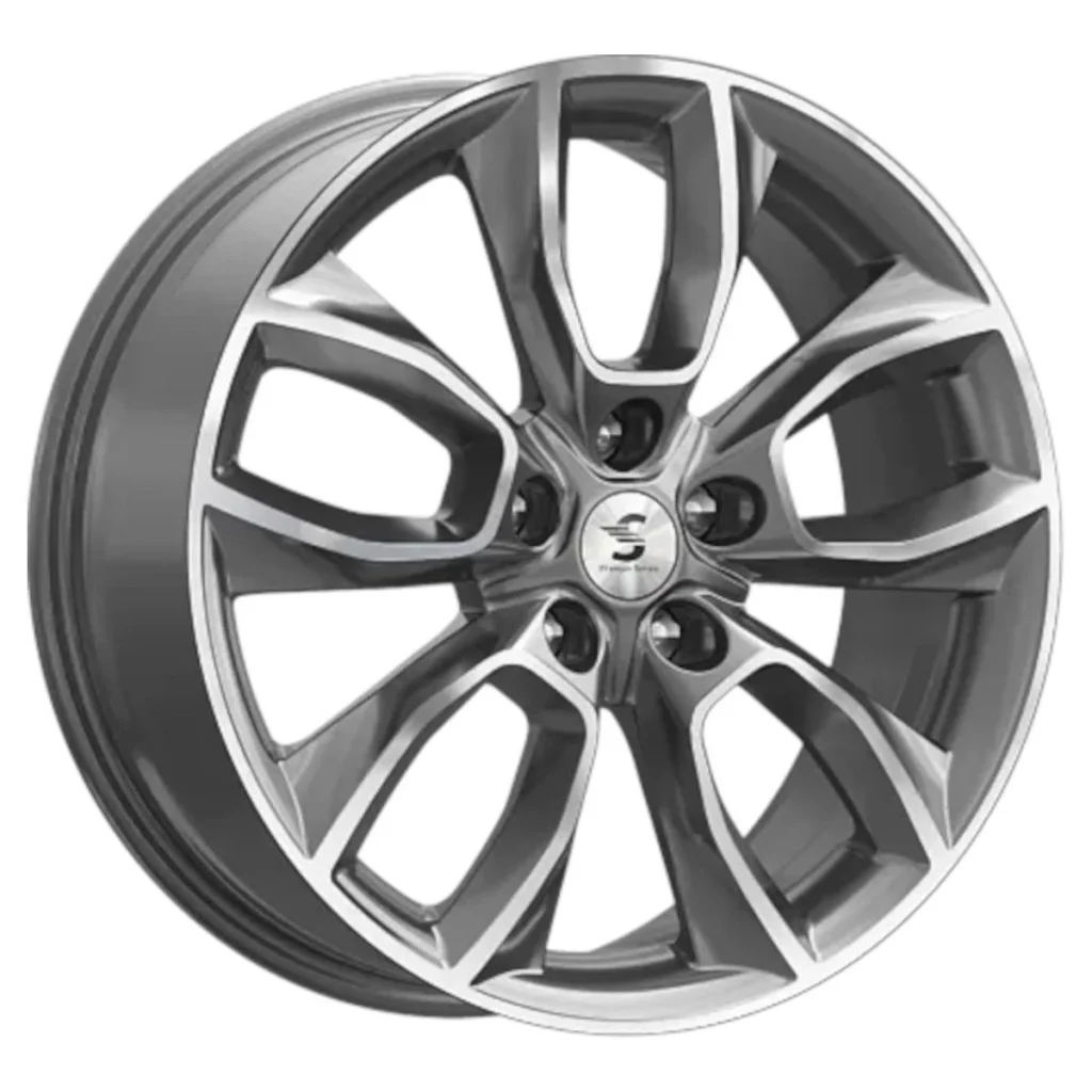 СКАД Premium  КР001 (18Hongqi H5 II)  7,0R18 5*114,3 ET45  d67,1  Diamond gloss graphite  [84284]  Fb max 700 kg