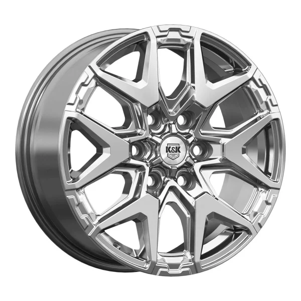 КиК  Гангут (КС1176)  7,5R18 6*139,7 ET40  d92,5  Дарк платинум  [84162]  Fb max 900 kg