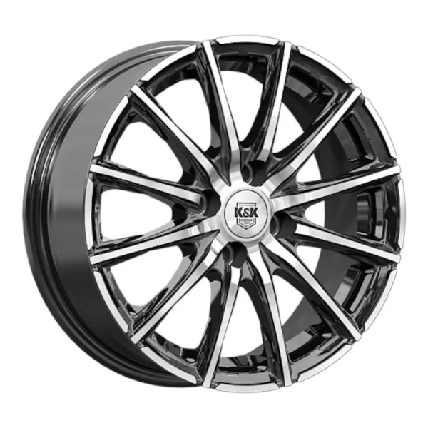 КиК  Сандал (КС1199)  6,0R15 4*108 ET45  d63,35  Алмаз черный  [84439]  Fb max 545 kg