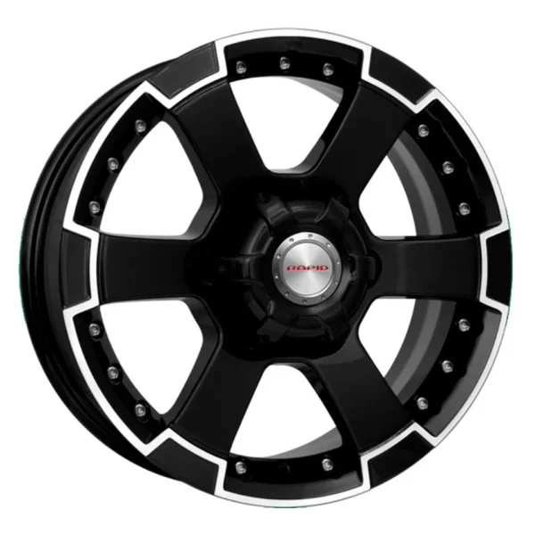 КиК  М56 (КС593)  7,0R16 6*139,7 ET38  d92,5  Алмаз черный  [13538]  Fb max 925 kg