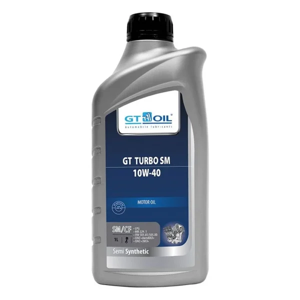 GT OIL  Turbo SM  10W40  SN/CF  A3/B4  п/синт.  1л (8809059407011)