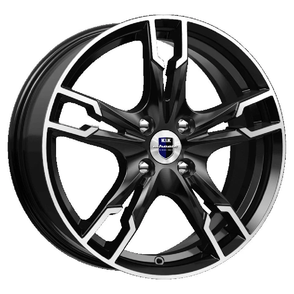 КиК  Солар (КС875)  7,0R17 5*114,3 ET45  d67,1  Алмаз черный  [75055SK]  Fb max 650 kg