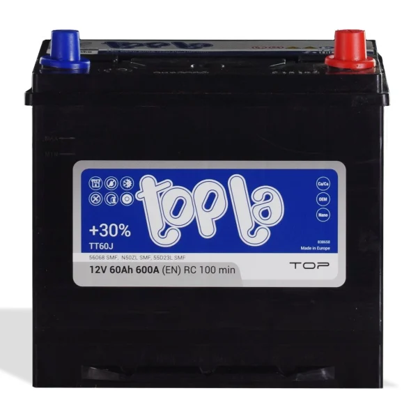 TOPLA  Top JIS  60Ah  600 En (обр)  118861 232х175х225