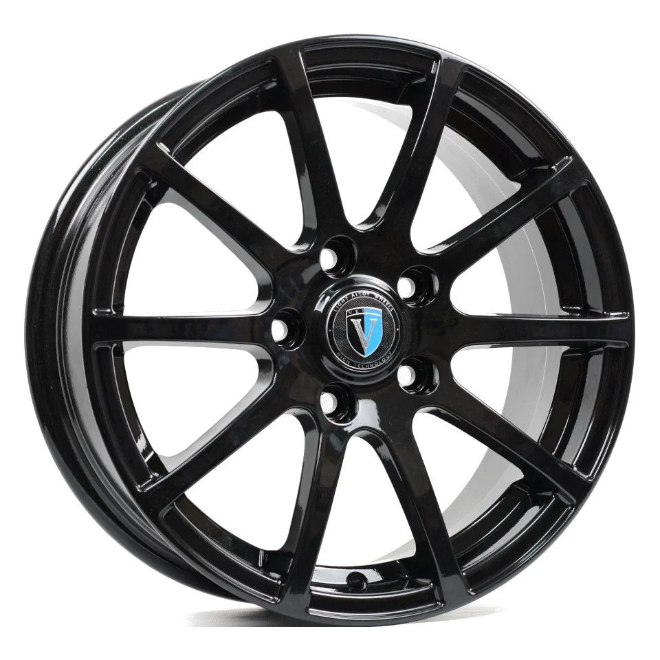 VENTI  1603 V  6,5R16 4*108 ET26  d65,1  BL  [V1603-6516-651-4×108-26BL]  Fb max 470 kg